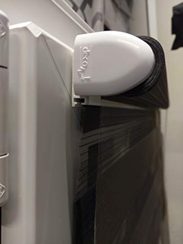 Doppelrollo 135x200cm weiß Klemmfix ohne Bohren Vario Seitenzug Duorollo - 3