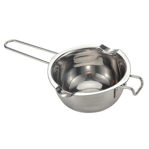 HEALLILY Sturdy Stainless Steel Melting Pot Butter Heating Pots Melting Bowl for All Kitchen Needs