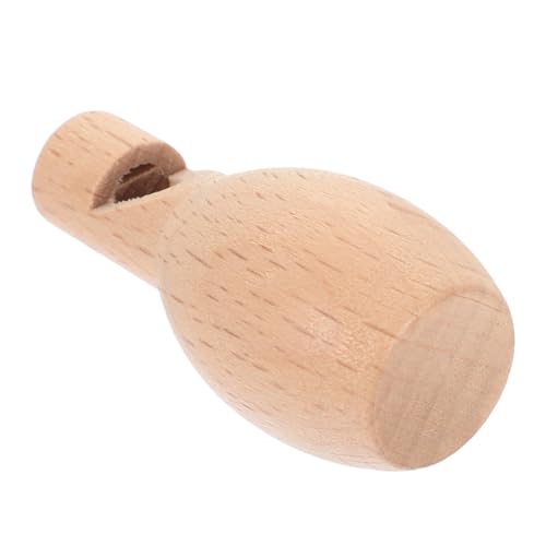 FIXOSHEE Silbato de Madera Sin Acabado Mini para Juguete Musical Educativo con Superficie Lisa Seguro y Personalizable para Desarrollo Auditivo Infantil