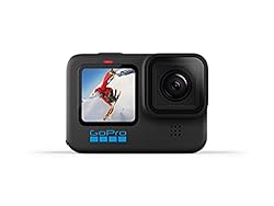 GoPro HERO10 Black - Cámara de acción a Prueba de ...: Procesador: rápido, fluido; el potente motor GP2 supone: rendimiento rápido, controles táctiles adaptables y el doble de velocidad de fotogramas para capturar contenidos fluidos; diseñado específicamente para la exigente naturaleza de una GoPro, el “...