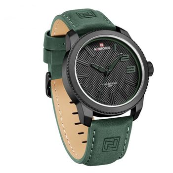 NAVIFORCE 9202L BGNGN Watches Men Wrist Luxury Quartz Sports PU Leather Strap 30m Waterproof (B0CHWM7KP7) Amazon Price History, Amazon Price Tracker