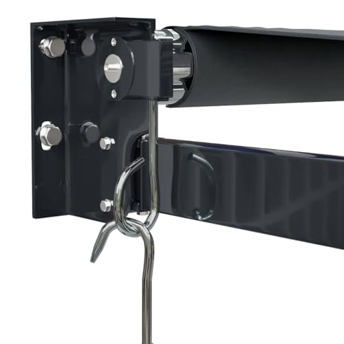 Auvent rétractable 4,5 x 3 m anthracite avec manivelle manuelle - 8