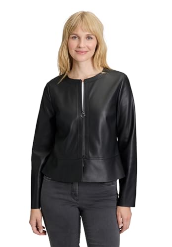 Betty Barclay Damen Kurzblazer mit Reißverschluss Schwarz,40
