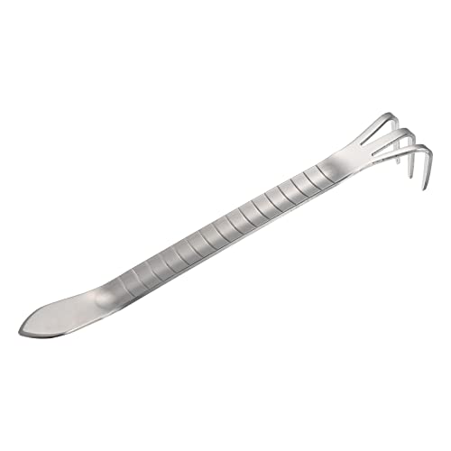 Rastrillo de raíz de acero inox 3 púas PATIKIL miniatura 3