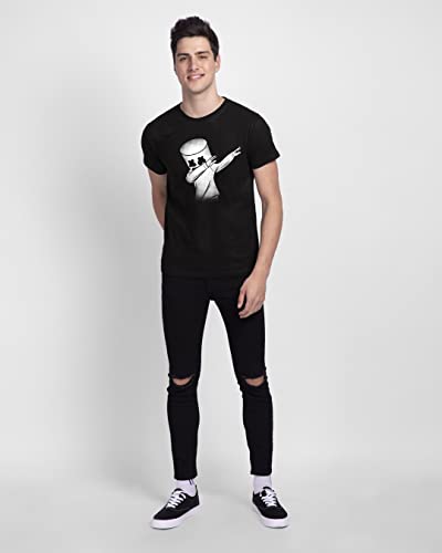 Image of Bewakoof Men's Printed 100% Cotton T-Shirt - Regular Fit, Round Neck, Half Sleeves