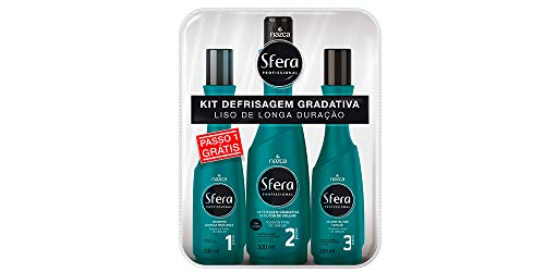 Sfera Profissional Kit Defrisagem Gradativa 3 passos - Todos os tipos de cabelo, Nazca Cosméticos