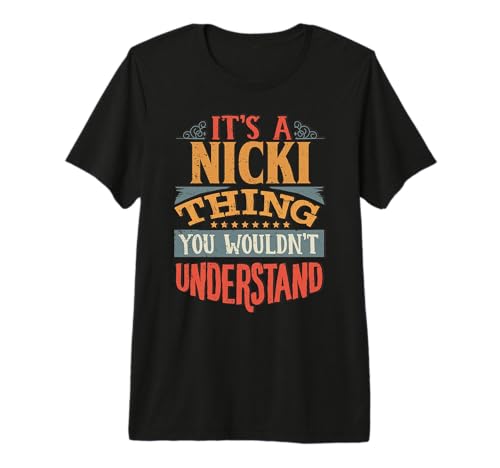Nicki Name Premium T-Shirt