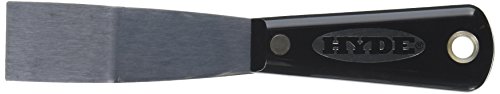 Hyde 1036 1-1/4" Black & Silver Bent Stiff Putty Knife #TOP27