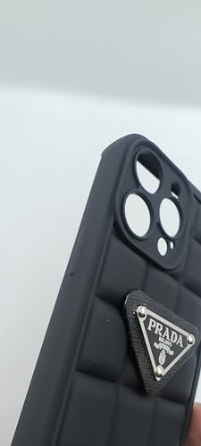 Image of BWOGUE Cool Puffer Case for iPhone 14 Pro，Full Body Protection Phone Cover /Case for iPhone 14pro, Shockproof Protective Silicone Cover for iPhone 14 pro Cover -iPhone 14 Pro, Black