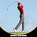 Goashpeaot Golf Swing Trainer, Golf Warm-Up Stick for Improve Strength Tempo Balance and Flexibility, Golf Training Aid Ideal for Indoor and Outdoor Practice (Yellow, 48'')
