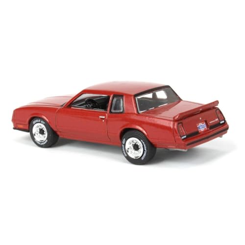 Greenlight 1985 Chevrolet Monte Carlo SS 1/64 Burgundy miniatura 4
