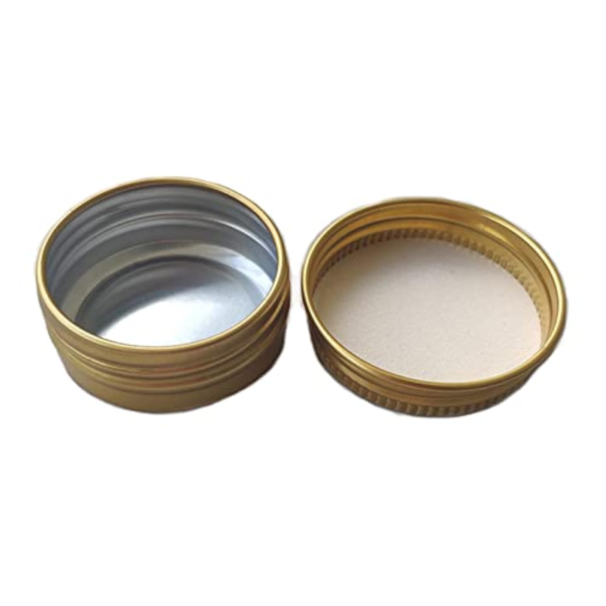 24x 15ml Empty Tin Cans for Lip Balm, Round Aluminum Containers