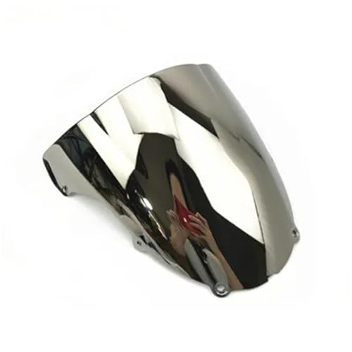 Pare-brise pour Kawasaki ZX6R 2003 2004 bulle chrome moto