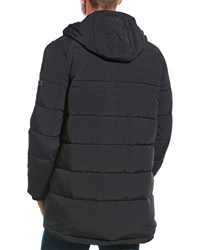 Image of Andrew Marc Men's Mid Length Water Resistant Crinkle Down Jacket