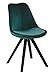 Stuhl Dima VIC flaschengrün/schwarz