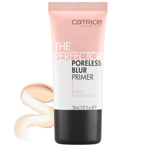 CATRICE The Perfector Poreless Blur Primer – Minimizza i pori con una texture mousse ultra leggera – Con niacinamide – Make-up a lunga tenuta – Vegano e senza oli – 30 ml