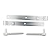 National Hardware N129-767 Screw Hooks/Strap Hinges, 12-Inches, Coated with WeatherGuard Protection, Zinc-Plated