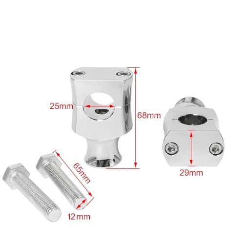 Collier de serrage guidon moto 25mm pour un confort de pilotage - 6