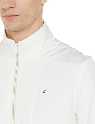 Image of Qube By Fort Collins Men's Lightweight Jacket - Stylish Full Zip Casual Jacket for Men | High Neck Bomber Jacket with Stand Collar, Rib Cuffs & Side Pockets for Spring, Autumn & Daily Wear