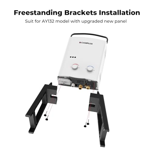 CAMPLUX Freistehende Ständer für AY132-Serie Gasdurchlauferhitzer, mit Wasserdichte Tragetasche, ST132