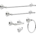 Delta 70024 Windemere 24 in. Wall Mount Towel Bar Bath Hardware Accessory in Polished Chrome - Image 2