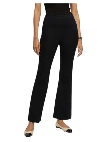 Anne Klein Womens Navy Pocketed Pull On Wear to Work Flare Pants Plus 22W