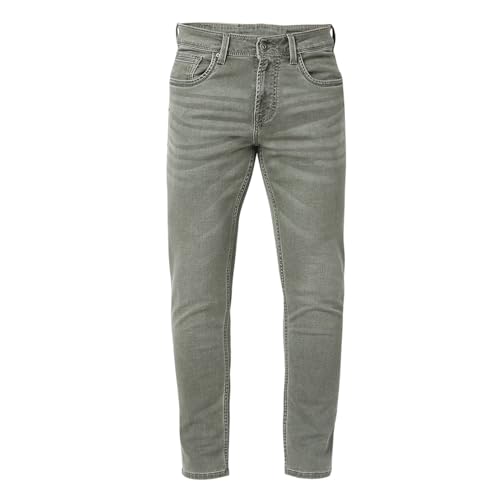 Image of Spykar Men's Kano Slim Fit Mid-Rise Jeans (Ankle Length)