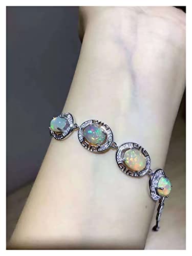 Bijoux fiançailles opale naturelle bague argent 925