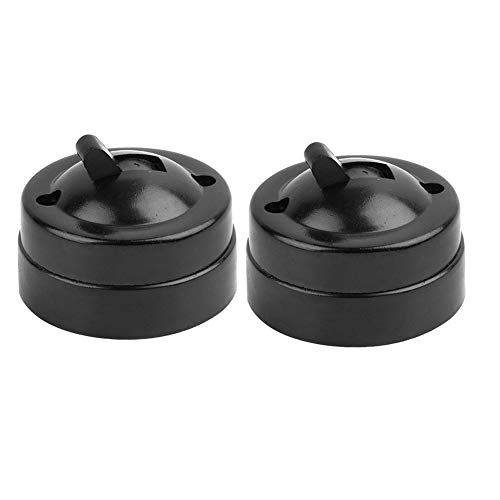 Interrupteur mural, bouton de manette d'éclairage vintage à bouton rond vintage ancien, support mural rétro décoration de maison à commande unique adapté pour le salon, la chambre, l'hôtel