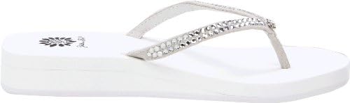 Yellow Box Women's Jello Sandal, White, 7 M US | Image 5
