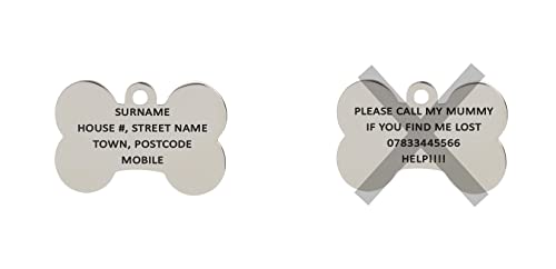 BowWowMeow MODA Medaglietta per cani a forma