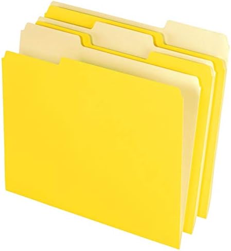 Miniatura 2 de Office Depot - Carpetas de archivos, carta, corte 13, amarillo, caja de 100, 97663