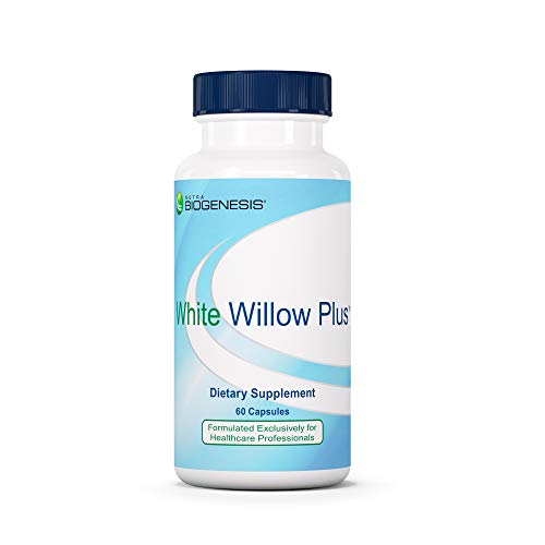 Nutra BioGenesis - White Willow Plus - White Willow Bark Extract, Caffeine, Curcumin and BioPerine to Help Support Body's Normal Response - Gluten Free, Vegan, Non-GMO - 60 Capsules