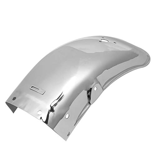 by Unbranded Duobeisi Metal Motorcycle Rear Fender Mudguard Guard Wheel Cover for Harley Honda Suzuki Kawasaki Yamaha (Chrome) - Thumbnail 4