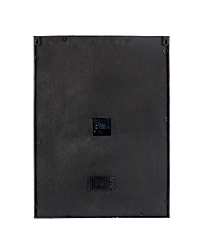 Glitzhome 23.75" H Vintage Wall Clock, Vintage Rectangle Gear Clock With Tempered Glass Roman Numeral Clock For Livingroom Or Office Decoration #TOP3