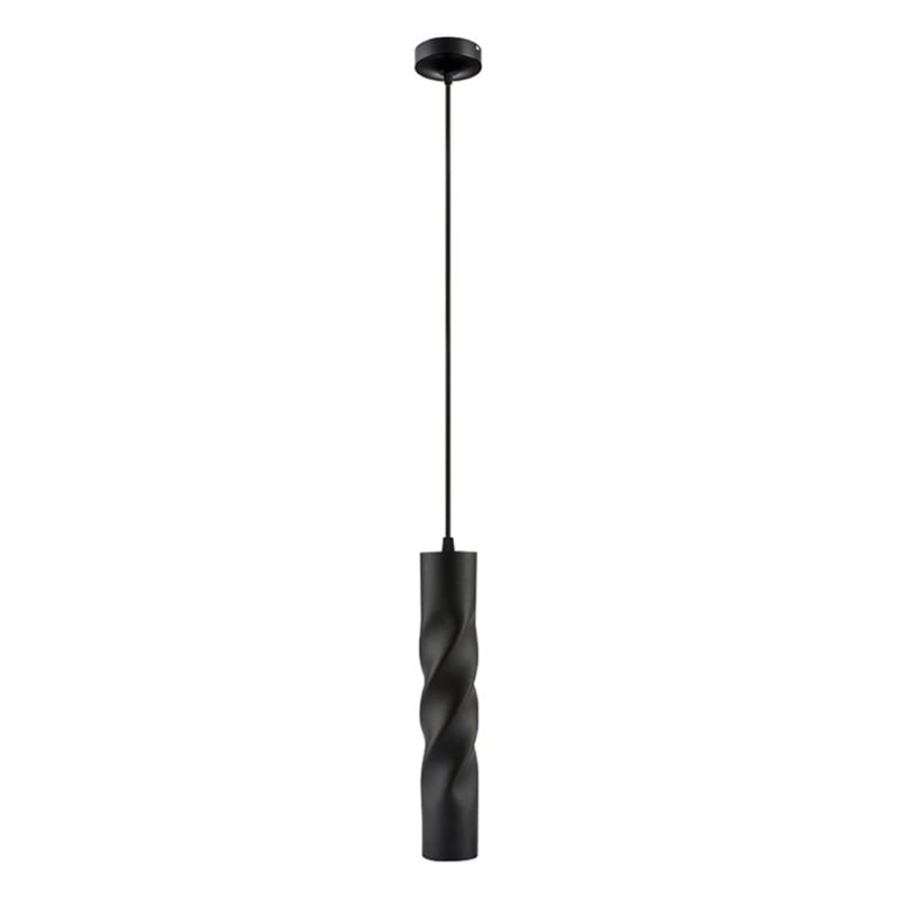 Lámpara colgante moderna en forma de S de tira larga LED para techo de comedor 8
