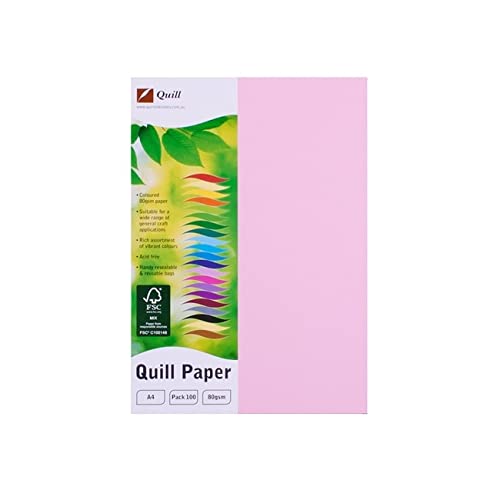 Papier A4 80g musc Quill ramette 100 feuilles impression laser jet d'encre copie