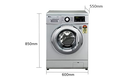 Image of LG 7 Kg 5 Star Inverter Fully-Automatic Front Loading Washing Machine (FHM1207BDL, Silver, 6 Motion Direct Drive)