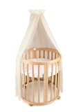 waldin Baldacchino Zanzariera in Tulle con Asta senza Letto
