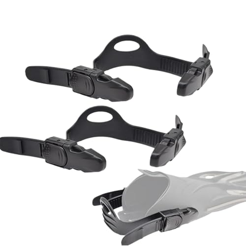 Soporte de flipper para natación que repara aletas de buceo con correa ajustable 7