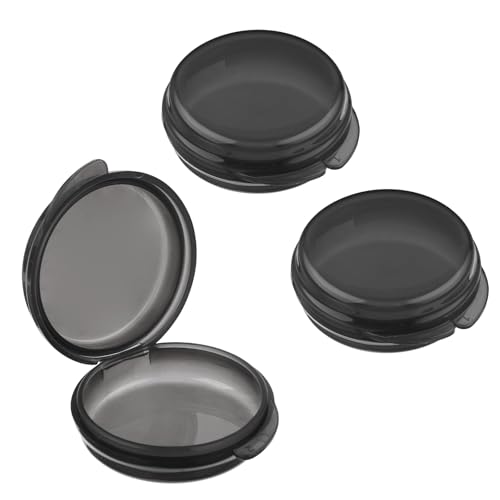 Gjinxi 3 unidades Pastillero pequeño, mini pastillero pequeño organizador portátil de pastillas, mini organizador de pastillas redondo diario para bolso de bolsillo, caja de almacenamiento de pastill
