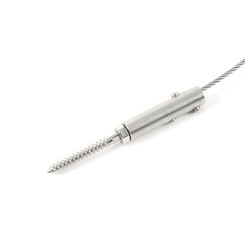 Morsetti per Fune 10 pz Vite A Mano Morsetto Fune Metallica for Viti di Ritardo da 6mm con Grano Esagonale Bulloni Fibbia Morsetti per I Cavi