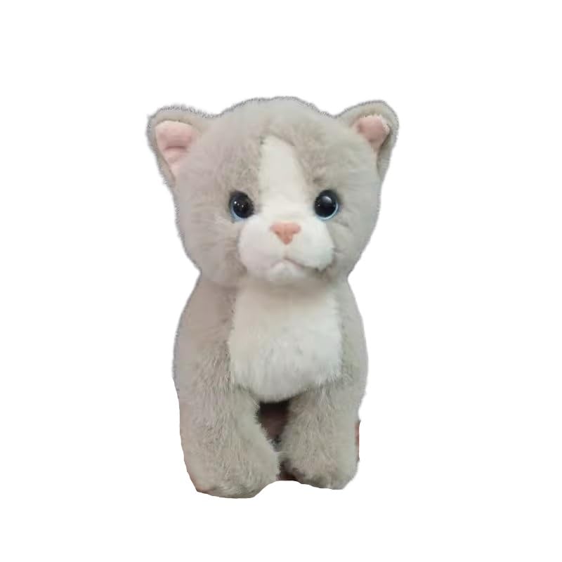 Chaton en peluche réaliste de 23cm pour enfant