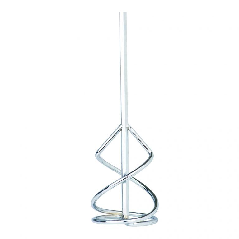 Boya Karıştırıcı, Hex, 6 Köşe Helis, 80x400 mm, Çelik, Spiral Karıştırma Aparatı, Matkap Uyumlu, Epoksi, Alçı, Harç ve Boya için