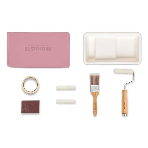 Rust-Oleum Ready to Roll - Eco Paint Kit (Small) - Bathroom Tile Satin Sweet Pinks