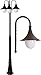 DABMAR LIGHTING INC GM9903-BZ Fixture,Post,9903,BZ,Marquee,3 Light