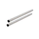 Nilfisk Verlängerungsrohr Edelstahl (2 Stück, für Industriesauger, Zubehör für ATTIX, AERO, Durchmesser 36 mm, Länge 50,5 cm) 107408074