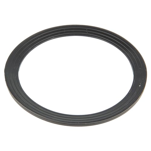 tecuro Gummi-Dichtung für Siebkorbablauf 3 1/2 Zoll (Küchenspüle) - Ø110 mm x Ø86 mm x 5 mm schwarz - 588115