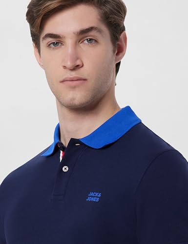 Image of JACK & JONES Mens Cotton Slim Fit Polo