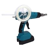 YWBL-WH -Glasfaserkabel-Klebepistolen FTTR Heißklebepistolen Wiederaufladbar mit Verstellbarer Düse 100 Bis 220 ℃ für Verdeckte Glasfaserinstallation und Innenverkabelung (EU-Stecker)